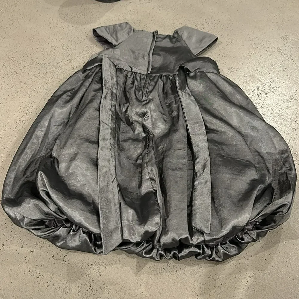 Donita Silver metallic bubble dress 24M